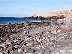 Playa, Belleza, Bikini, Corridas, Polla, Besar, Al aire libre, Público