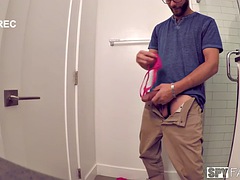 Stepbro sniffing panties