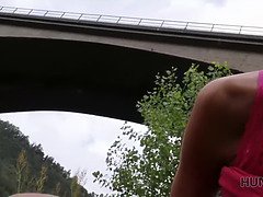 Letna Garden gives a POV blowjob to stranger and gets paid for it