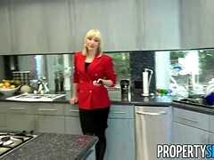 Lily Labeau's Mansion: Agent in Red Blazer Pounded Hard in Stockings