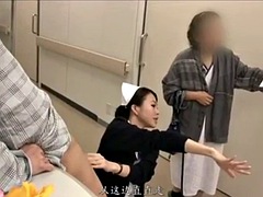Asiatisch, Tussi, Arzt, Hardcore, Japanische massage, Krankenschwester