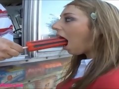 icecream dude fucks slutty teen with perfect titties