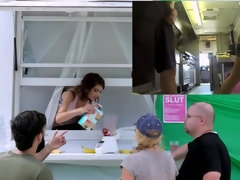 Consumers can see that lemonade chick has sex from behind